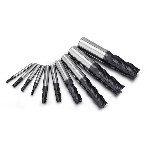 METALDUR 18*100 4FLUTE FLAT BLACK 55HRC ALTiAN COATED