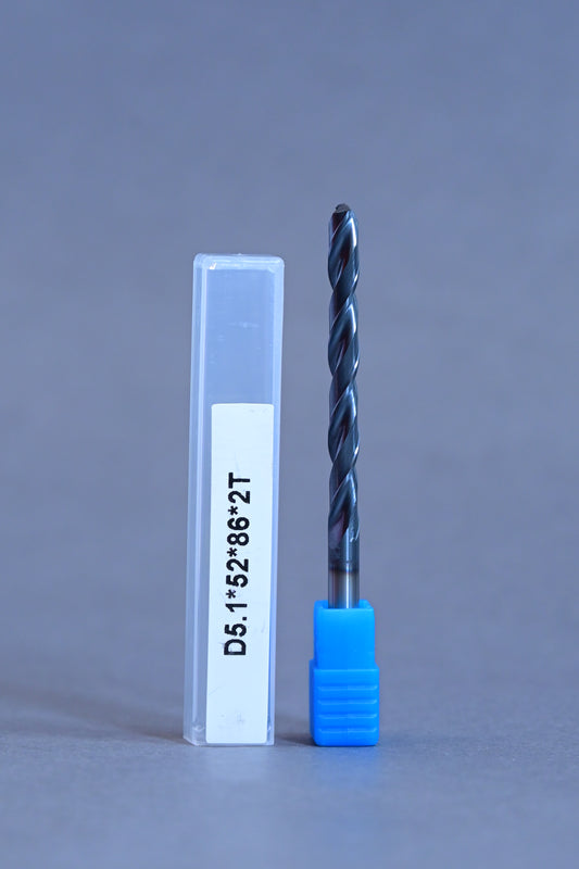 METALDUR 5.1X52X86 SC DRILL 45HRC LONG