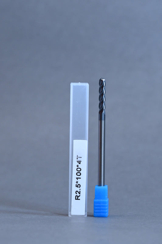 CARBIFORCE 5*100 4FLUTE BALLNOSE  55HRC TiSiN COATED