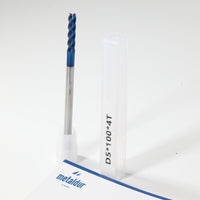 METALDUR 5*100 4FLUTE FLAT BLUE 65HRC NANO COATED