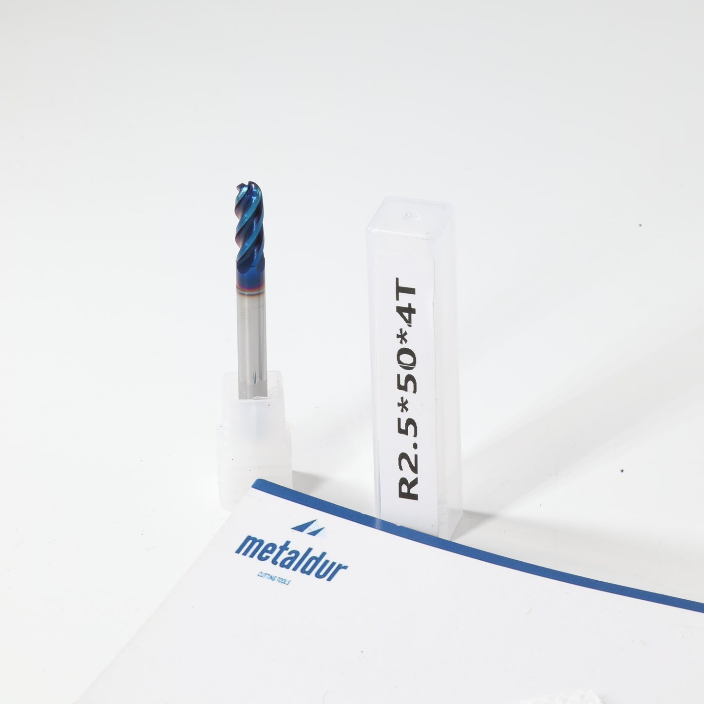METALDUR 5*50 4FLUTE BALLNOSE BLUE 65HRC NANO COATED