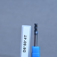 METALDUR 5*50 4FLUTE FLAT BLACK 55HRC ALTiAN COATED
