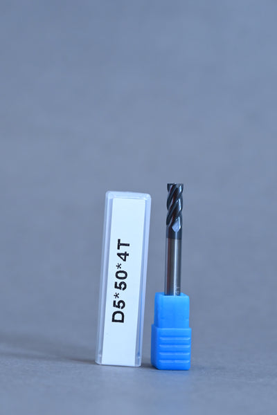METALDUR 5*50 4FLUTE FLAT BLACK 55HRC ALTiAN COATED