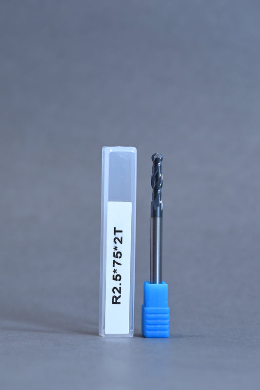 METALDUR 5*75 2FLUTE BALLNOSE BLACK 55HRC ALTiAN COATED