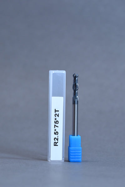 METALDUR 5*75 2FLUTE BALLNOSE BLACK 55HRC ALTiAN COATED