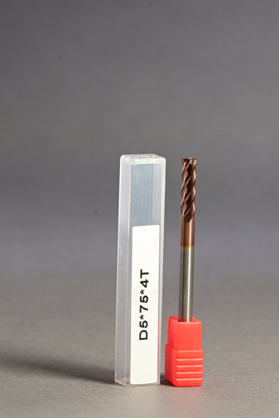 METALDUR 5*75 4FLUTE FLAT COPPER 55HRC TiCN COATED