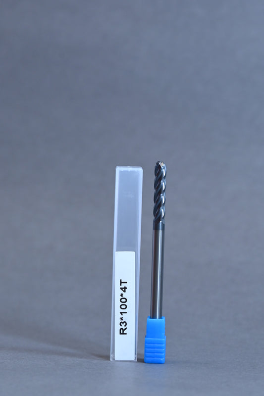 METALDUR 6*100 4FLUTE BALLNOSE BLACK 55HRC ALTiAN COATED