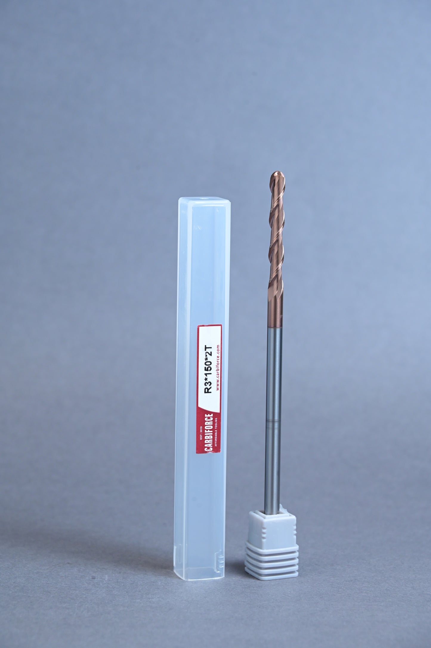 CARBIFORCE 6*150 2FLUTE BALLNOSE  55HRC TiSiN COATED