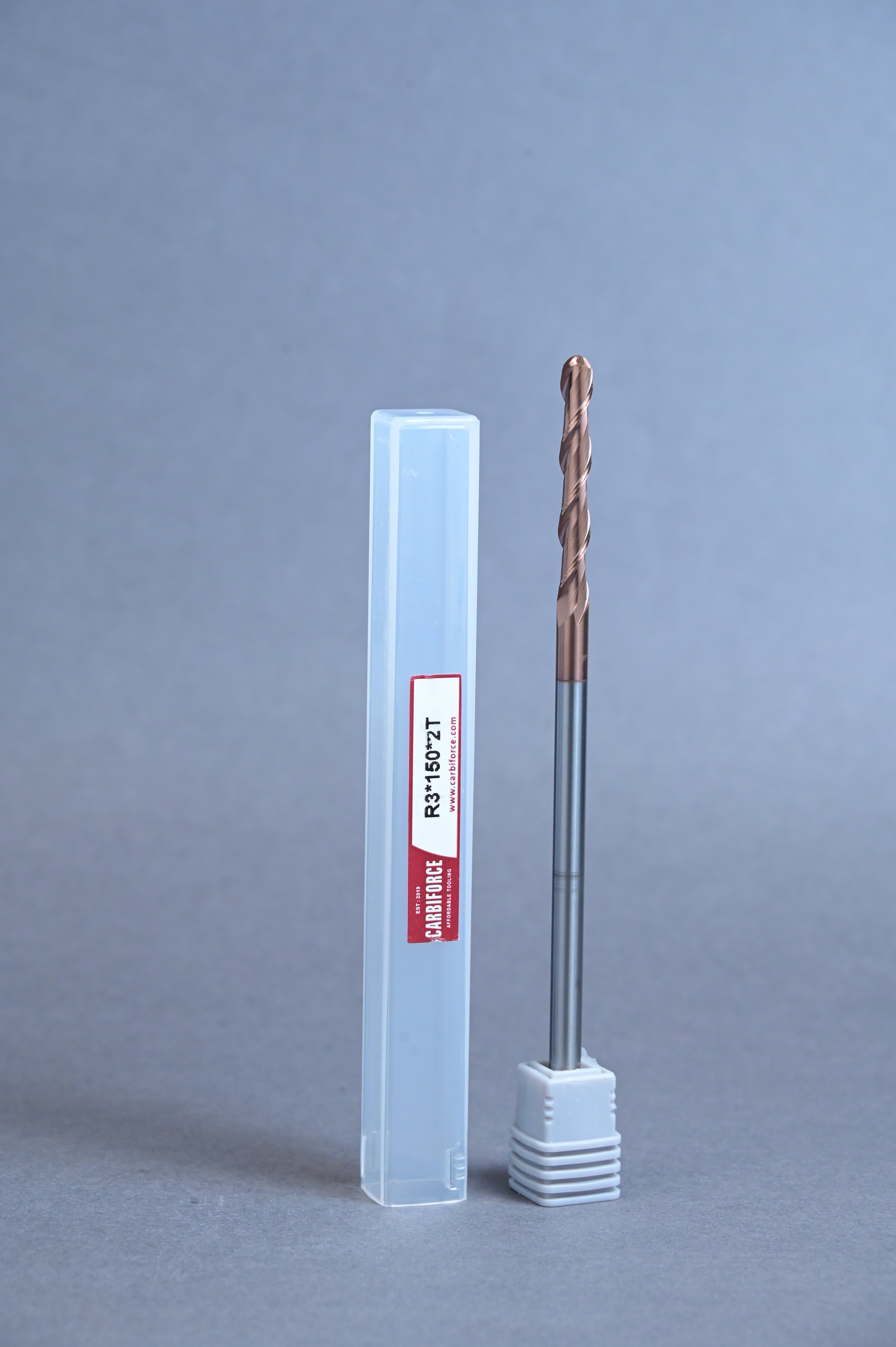 CARBIFORCE 6*150 2FLUTE BALLNOSE  55HRC TiSiN COATED
