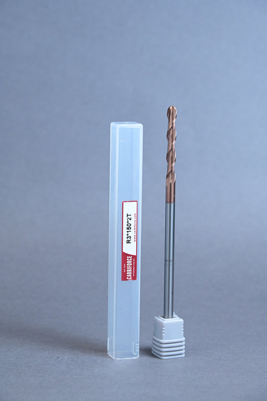 CARBIFORCE 6*150 2FLUTE BALLNOSE  55HRC TiSiN COATED