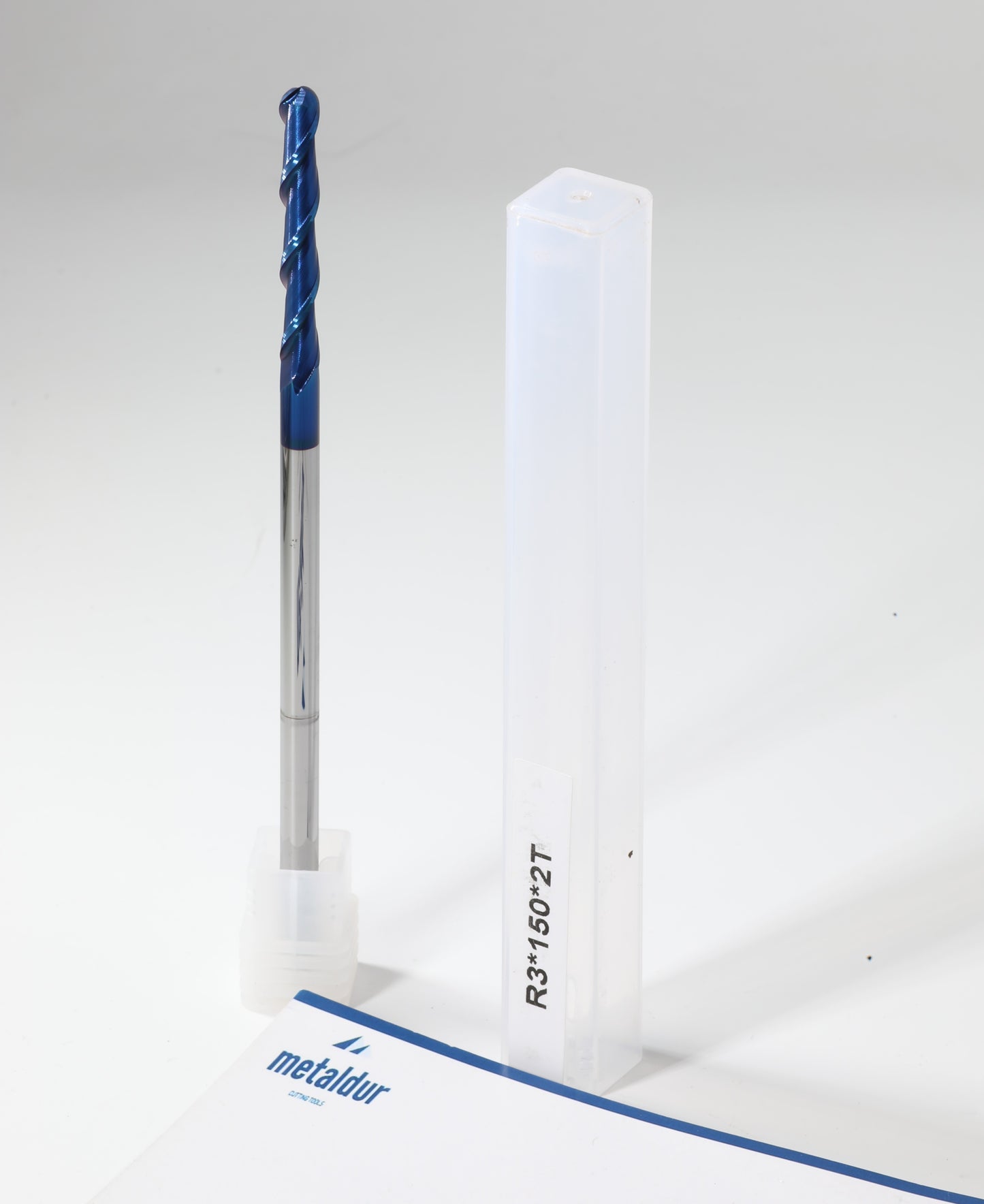 METALDUR 6*150 2FLUTE BALLNOSE BLUE 65HRC NANO COATED