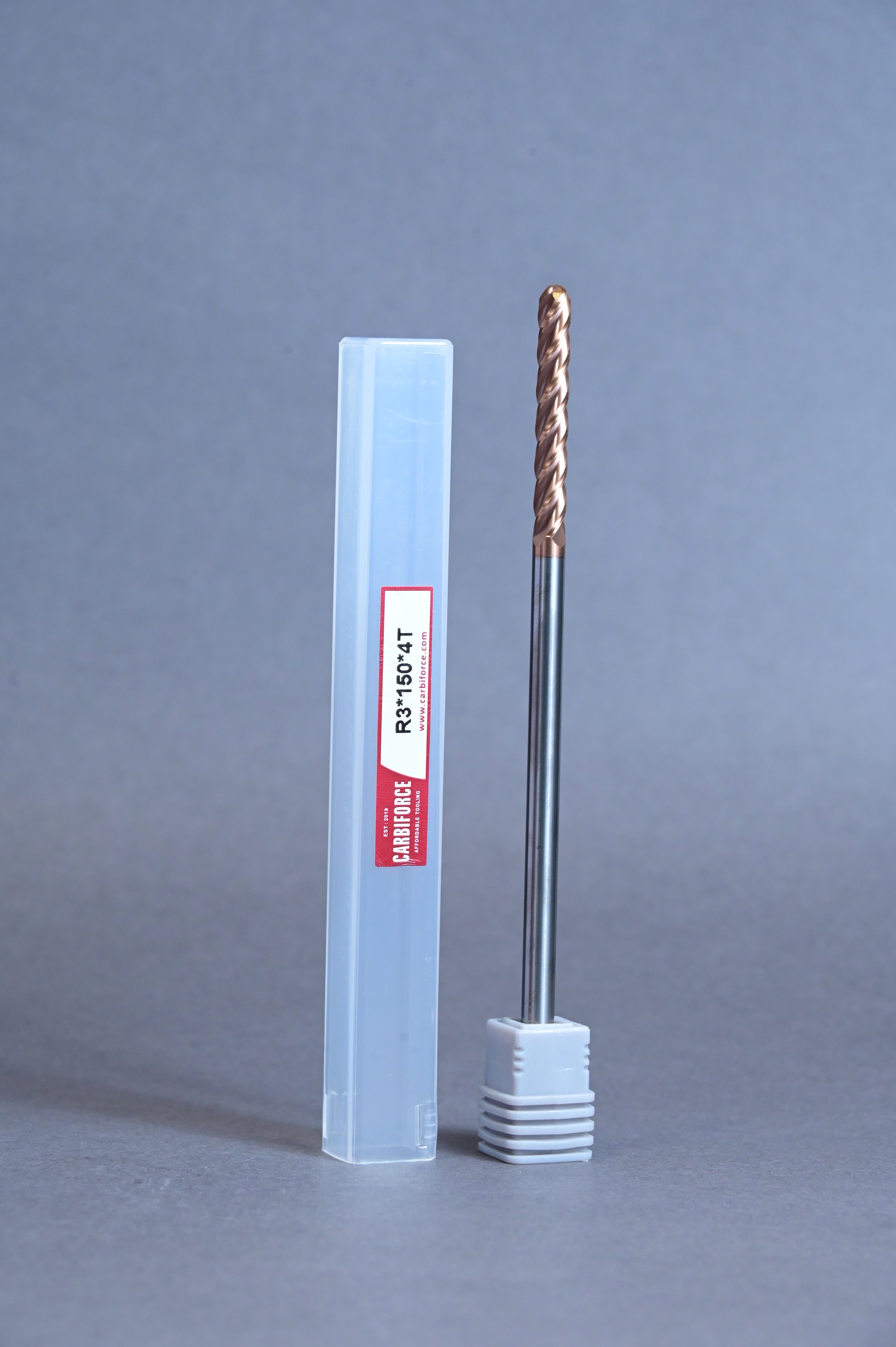 CARBIFORCE 6*150 4FLUTE BALLNOSE  55HRC TiSiN COATED