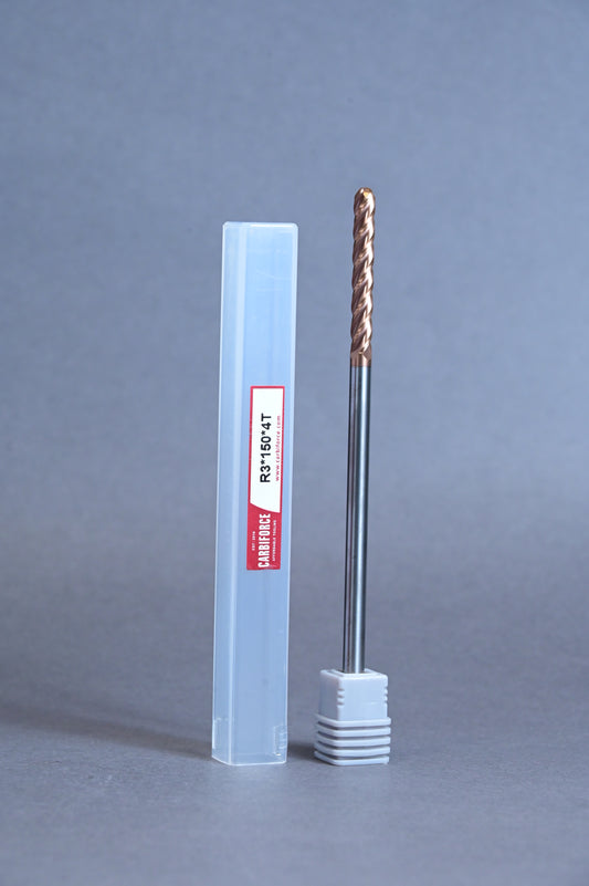 CARBIFORCE 6*150 4FLUTE BALLNOSE  55HRC TiSiN COATED