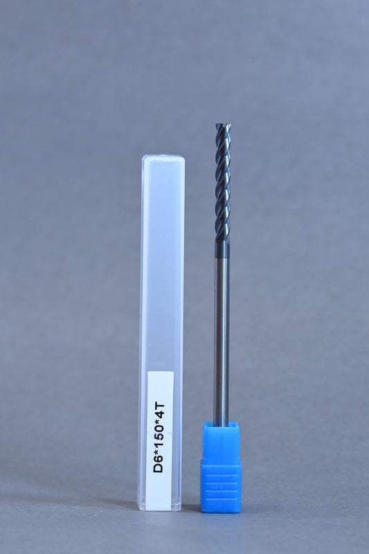 METALDUR 6*150 4FLUTE FLAT BLACK 55HRC ALTiAN COATED