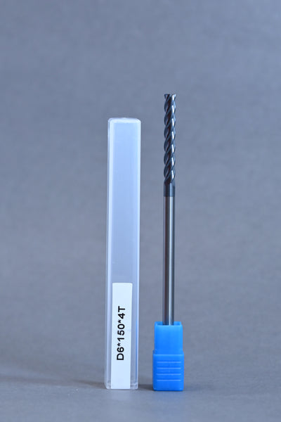 METALDUR 6*150 4FLUTE FLAT BLACK 55HRC ALTiAN COATED