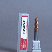 CARBIFORCE 6*50 4FLUTE BALLNOSE  55HRC TiSiN COATED