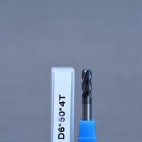 METALDUR 6*50 4FLUTE FLAT BLACK 55HRC ALTiAN COATED