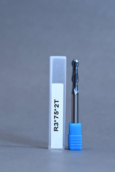METALDUR 6*75 2FLUTE BALLNOSE BLACK 55HRC ALTiAN COATED