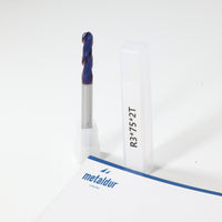 METALDUR 6*75 2FLUTE BALLNOSE BLUE 65HRC NANO COATED