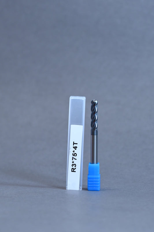CARBIFORCE 6*75 4FLUTE BALLNOSE  55HRC TiSiN COATED