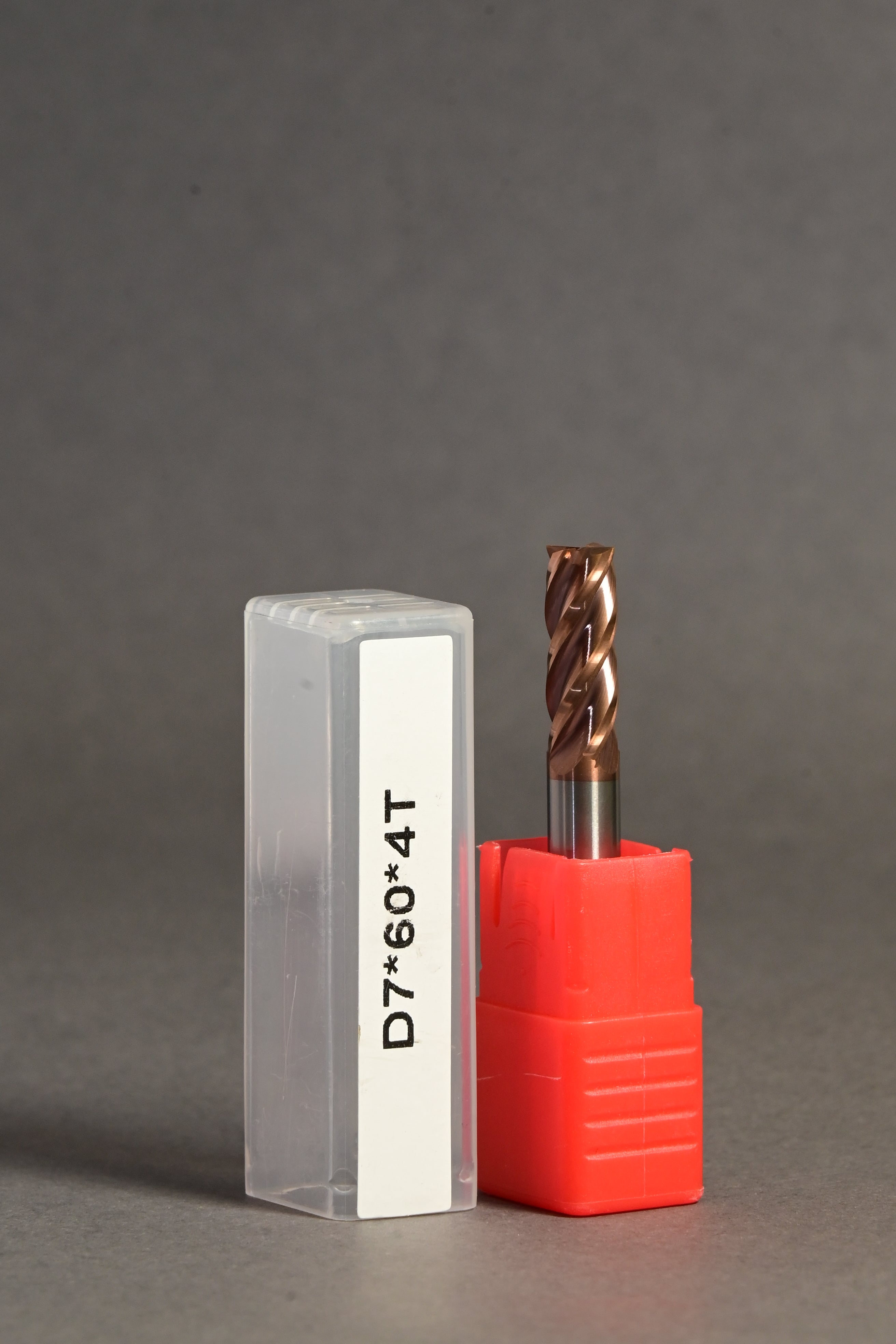 METALDUR 7*60 4FLUTE FLAT COPPER 55HRC TiCN COATED