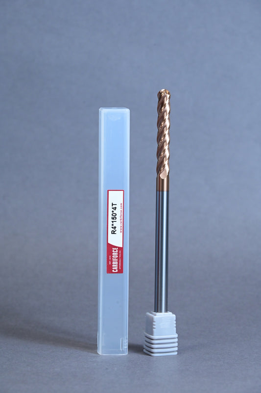 CARBIFORCE 8*150 4FLUTE BALLNOSE  55HRC TiSiN COATED