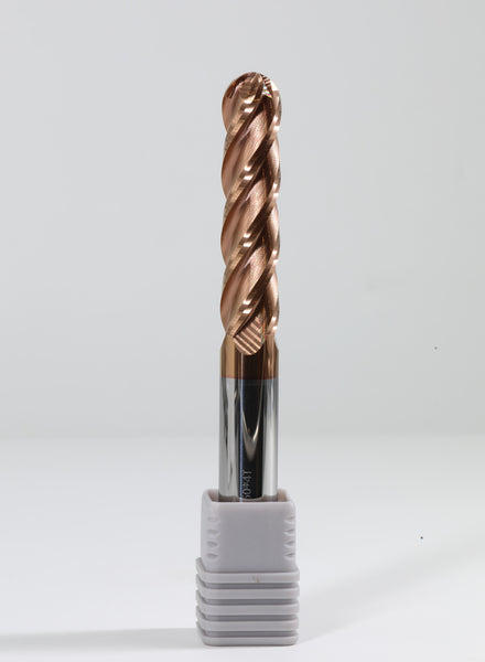 CARBIFORCE 10*150 4FLUTE BALLNOSE  55HRC TiSiN COATED