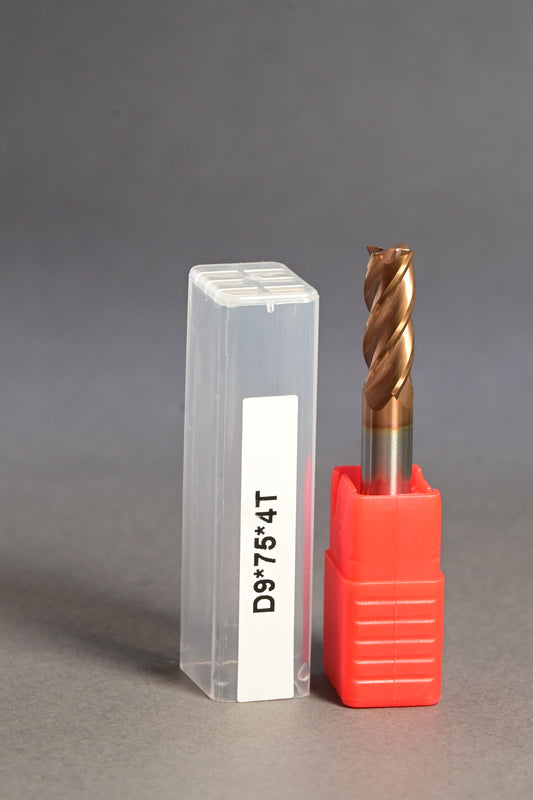 METALDUR 9*75 4FLUTE FLAT COPPER 55HRC TiCN COATED