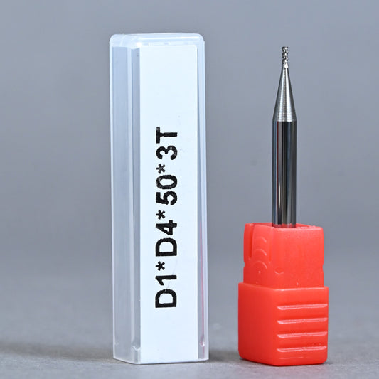 METALDUR AL 1*50 3FLUTE FLAT UNCOATED 55HRC