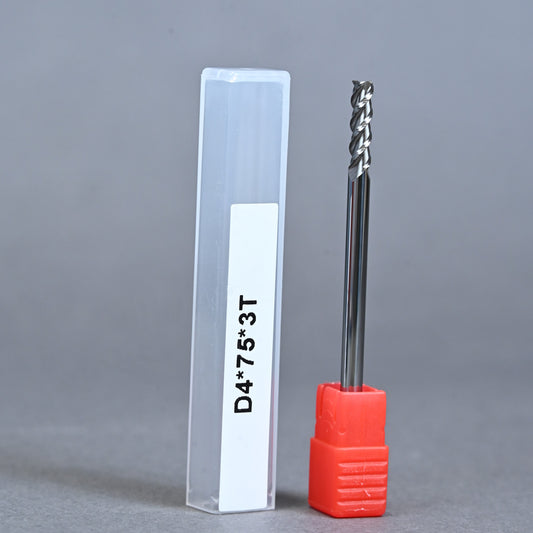 METALDUR AL 4*75 3FLUTE FLAT UNCOATED 55HRC