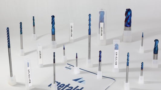 METALDUR 3*4*50 4FLUTE BALLNOSE BLUE 65HRC NANO COATED