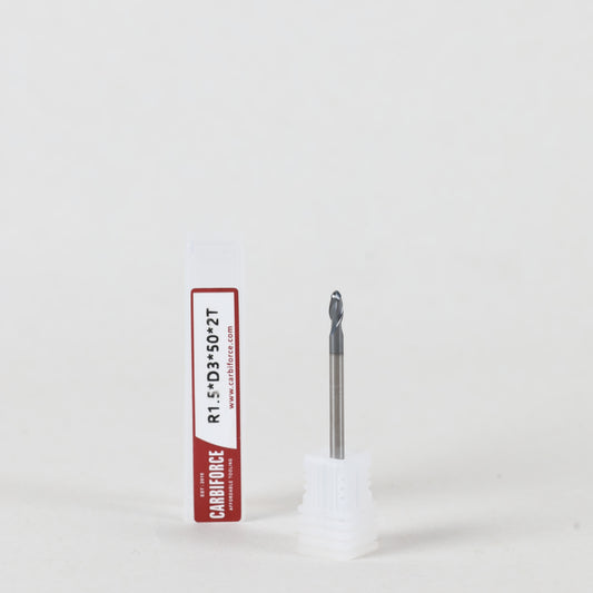 CARBIFORCE 3X50 2FLUTE BALLNOSE CT600