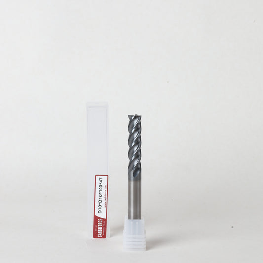 CARBIFORCE 10X100 4FLUTE FLAT CT600