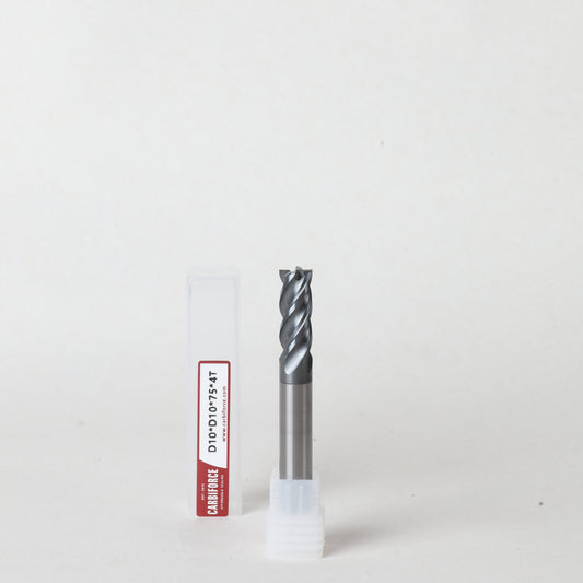 CARBIFORCE 10X75 4FLUTE FLAT CT600
