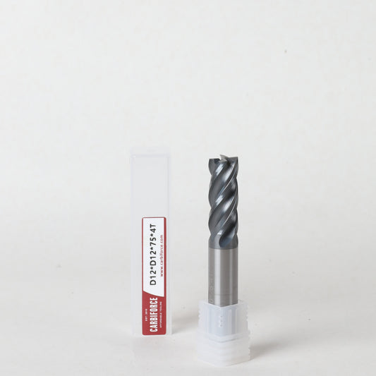 CARBIFORCE 12X75 4FLUTE FLAT CT600