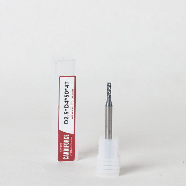 CARBIFORCE 2.5X50 4FLUTE FLAT CT600