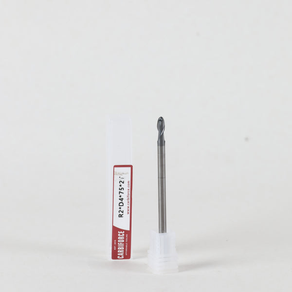 CARBIFORCE 4X75 2FLUTE BALLNOSE CT600