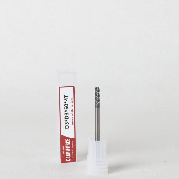 CARBIFORCE 3X50 4FLUTE FLAT CT600