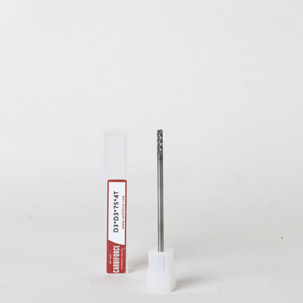 CARBIFORCE 3X75 4FLUTE FLAT CT600