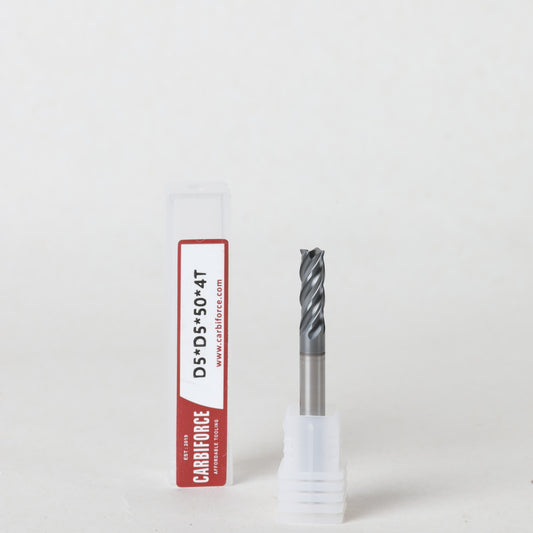 CARBIFORCE 5X50 4FLUTE FLAT CT600