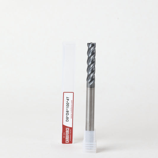 CARBIFORCE 8X100 4FLUTE FLAT CT600