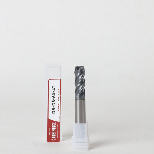 CARBIFORCE 8X60 4FLUTE FLAT CT600