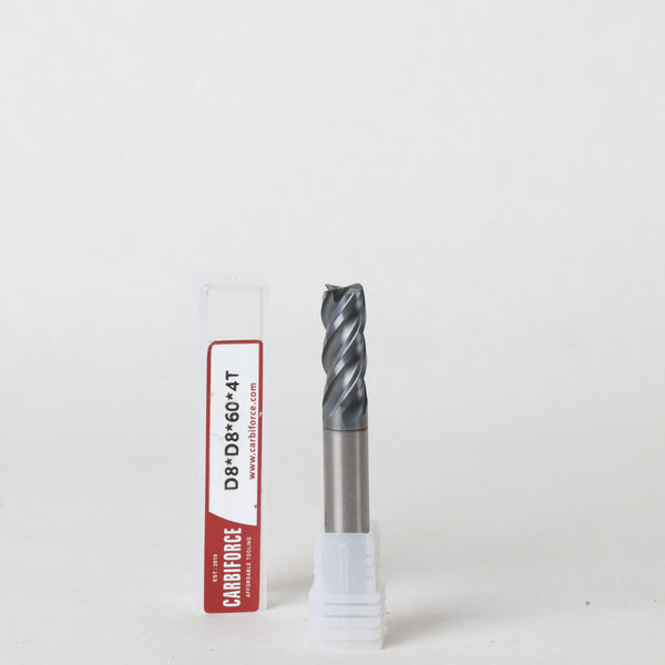 CARBIFORCE 8X60 4FLUTE FLAT CT600
