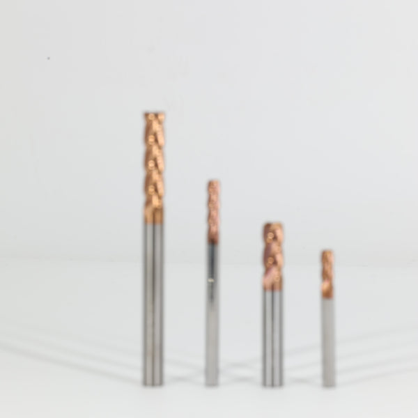 METALDUR R0.5 3*75 4FLUTE FLAT COPPER 55HRC TiCN COATED