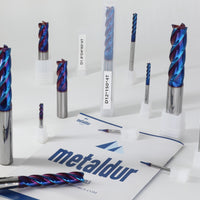 METALDUR 3*4*50 4FLUTE FLAT BLUE 65HRC NANO COATED