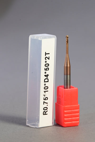 METALDUR LN 1.5*10*50 2FLUTE BALLNOSE COPPER 55HRC TiCN COATED