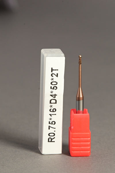 METALDUR LN 1.5*16*50 2FLUTE BALLNOSE COPPER 55HRC TiCN COATED