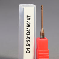 METALDUR LN 1.5*20*50 4FLUTE FLAT COPPER 55HRC TiCN COATED