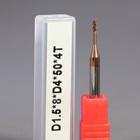 METALDUR LN 1.5*8*50 4FLUTE FLAT COPPER 55HRC TiCN COATED