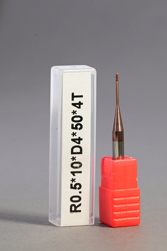 METALDUR LN 1*10*50 4FLUTE FLAT COPPER 55HRC TiCN COATED